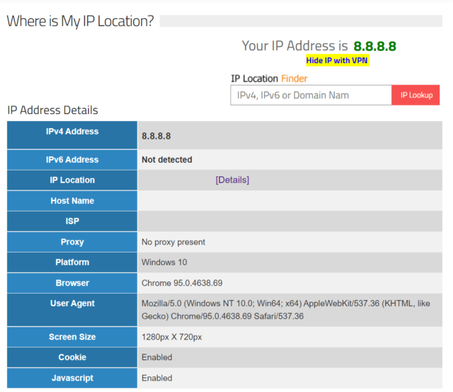 how to fix ip geolocation