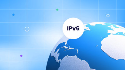 Globe with an IPv6