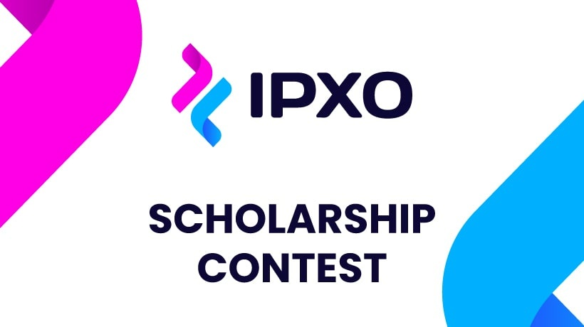 IPXO scholarship contest announcement.