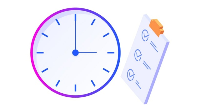 Clock and waiting list representing new IPXO Waiting List feature.