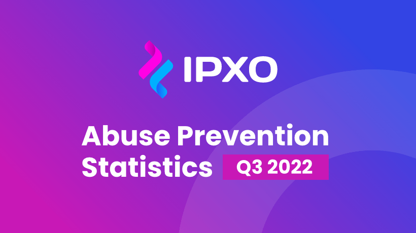 Abuse Prevention Statistics 2022 Q3 featured image.