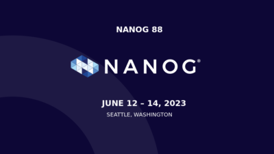 NANOG 88 conference