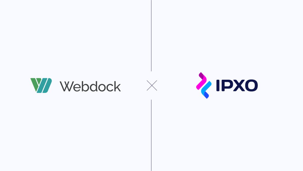 webdock x ipxo logos