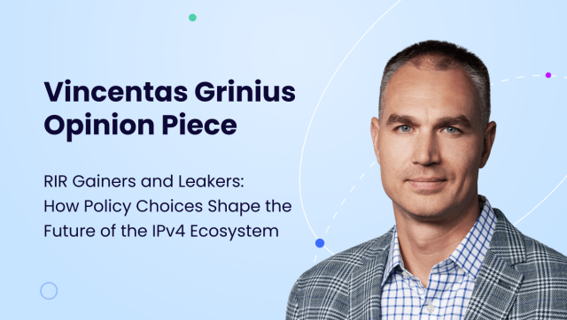IPXO Co-Founder Vincentas Grinius